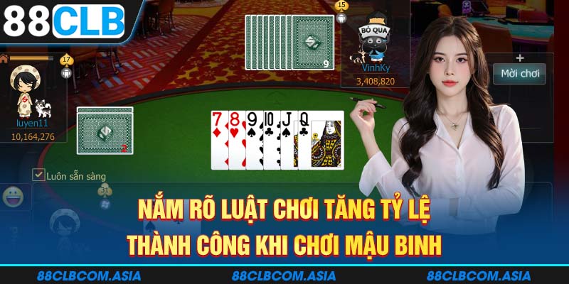 Nắm rõ luật chơi tăng tỷ lệ thành công khi chơi mậu binh 